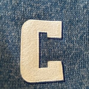 Columbia University NYC Charles River Women's Blue Heather Heathered Fleece Jack